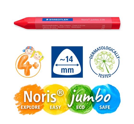 Staedtler Noris Jumbo Wachsmalkreide