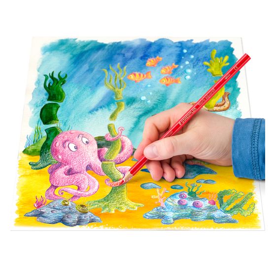 Staedtler Noris Watercolour coloured pencils, set of 36