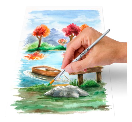 Staedtler Aquarellfarben-Set, 12 Tuben