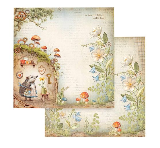 Scrapbook-Block "Hidden Grove"