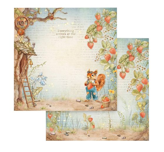 Scrapbook-Block "Hidden Grove"