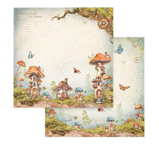 Scrapbook-Block "Hidden Grove"