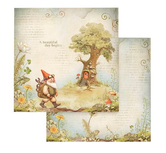 Scrapbook-Block "Hidden Grove"