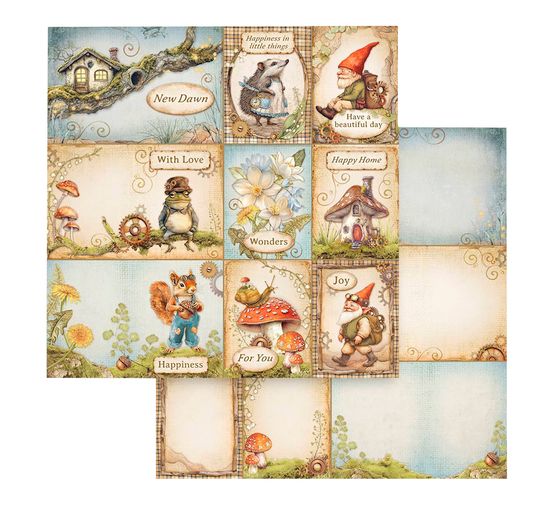 Scrapbook-Block "Hidden Grove"