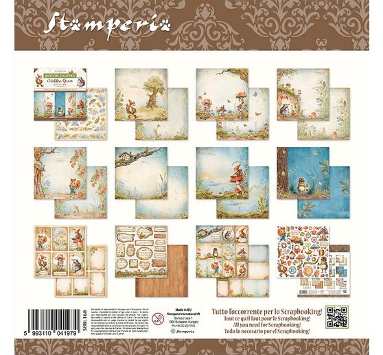 Scrapbook-Block "Hidden Grove"