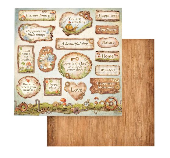 Scrapbook-Block "Hidden Grove"