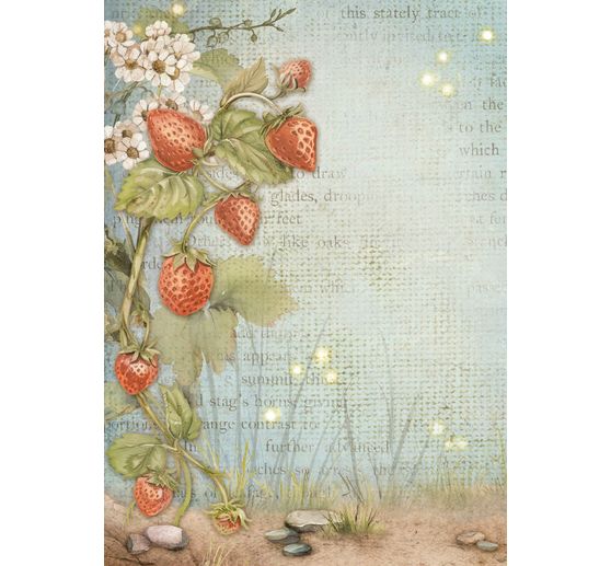 Motiv-Strohseide Backgrounds "Hidden Grove"