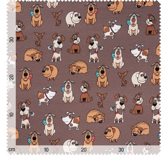 Jersey-Stoff "Sweet Dogs"