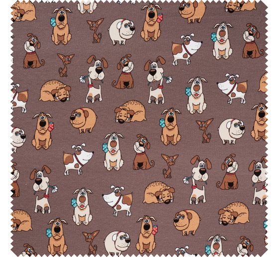 Jersey-Stoff "Sweet Dogs"
