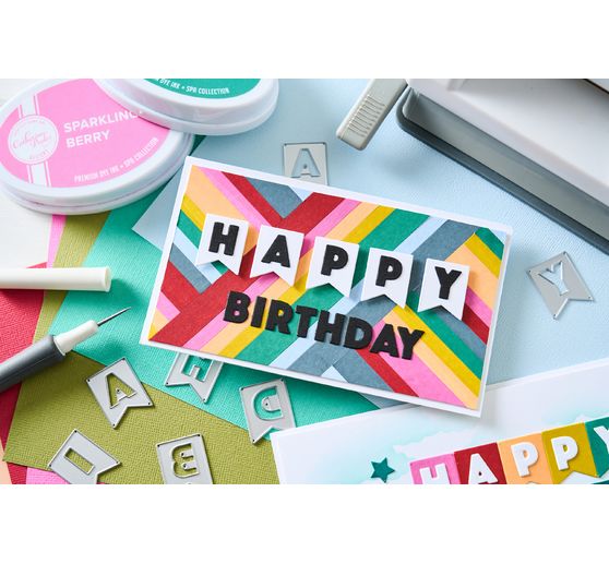 Sizzix Thinlits Stanzschablone "Birthday Bunting by Catherine Pooler"