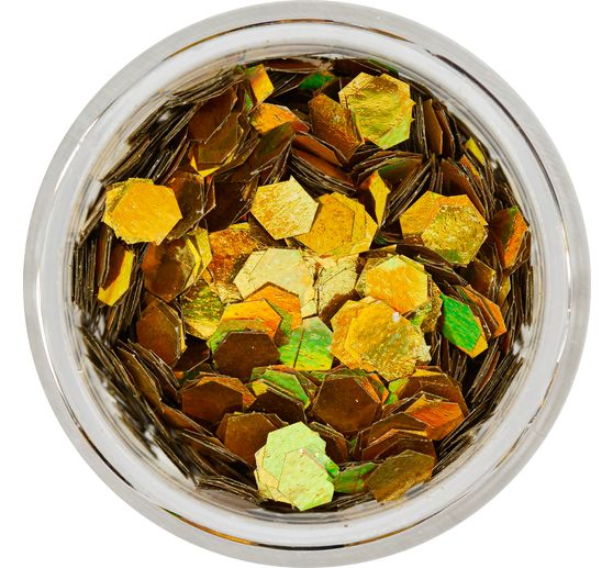 Gold Silber Partikelmix, 9 Tiegel