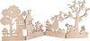 VBS Holz-Silhouette "Hasen im Garten"