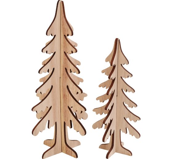 VBS Wooden building kit "Fir trees", set of 2