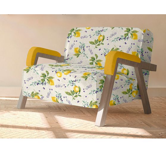 Motif fabric linen lookc "Citrus"