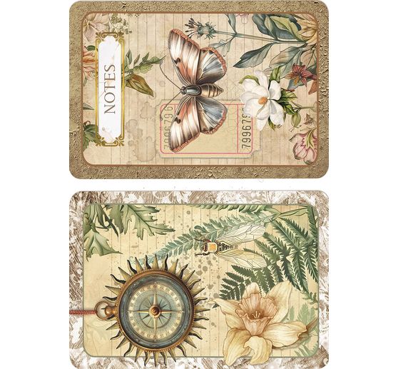 Motif straw silk assortment "Carbinet of Curiosities", set of 8