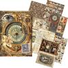 Motiv-Strohseiden Sortiment "Cabinet of Curiosities", 8er-Set