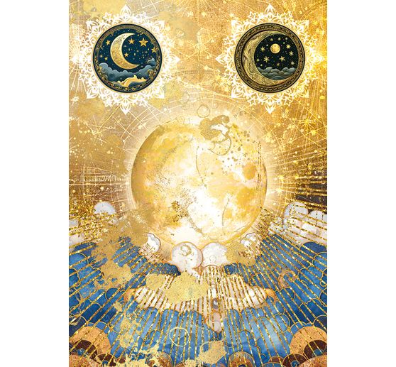 Motiv-Strohseiden Sortiment "Celestial", 8er-Set