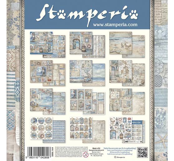Scrapbook block "Silent Sea"