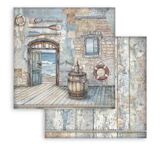 Scrapbook block "Silent Sea"