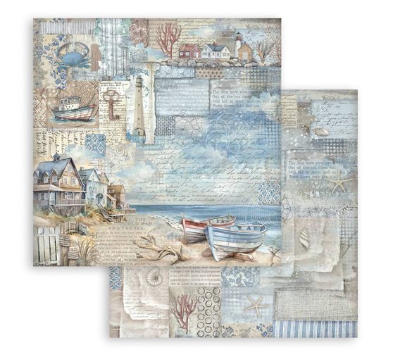 Scrapbook block "Silent Sea"