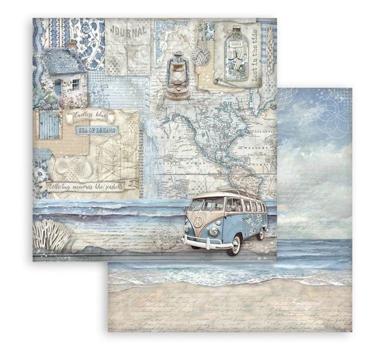 Scrapbook-Block "Silent Sea"
