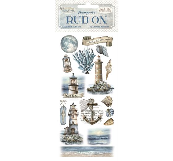 Rub On Transferfolie "Silent Sea - Lighthouse"