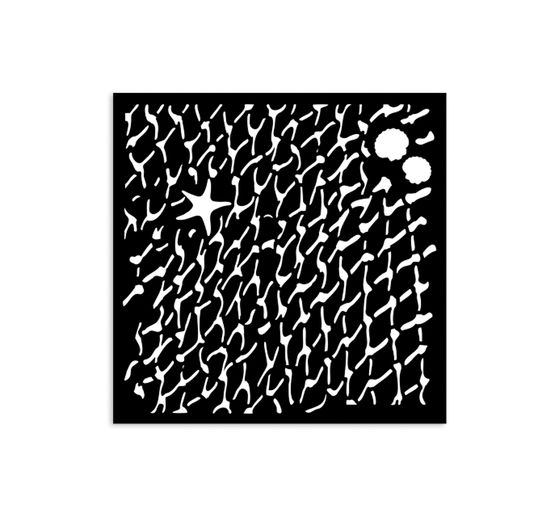 Schablone "Silent Sea - Net"