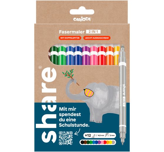 share Fasermaler Basic 2 in 1
