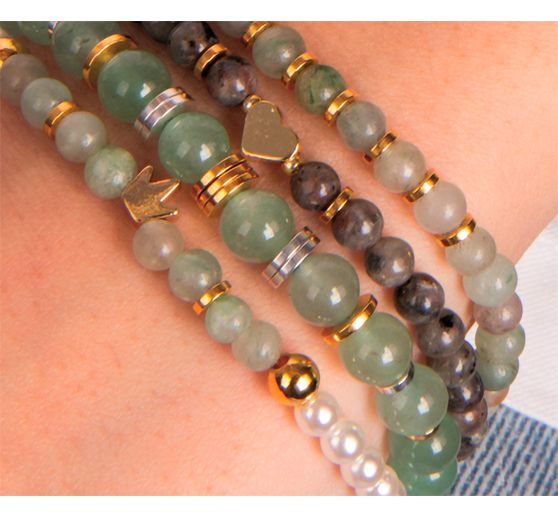 Metal bead crown