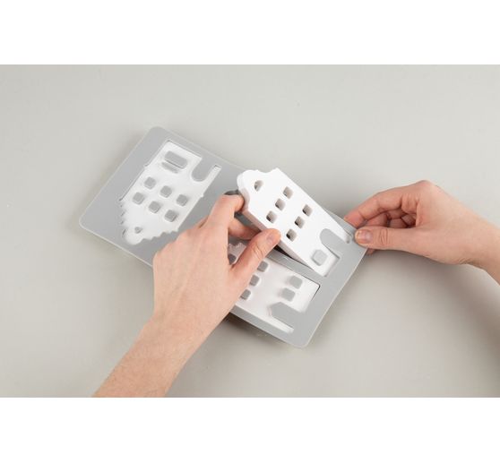 Silicone casting mould "Nordic houses"