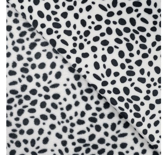 Fleece fabric "Dalmatian"