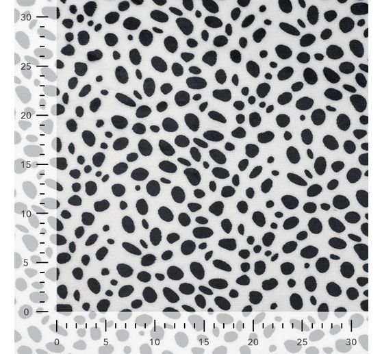 Fleece fabric "Dalmatian"