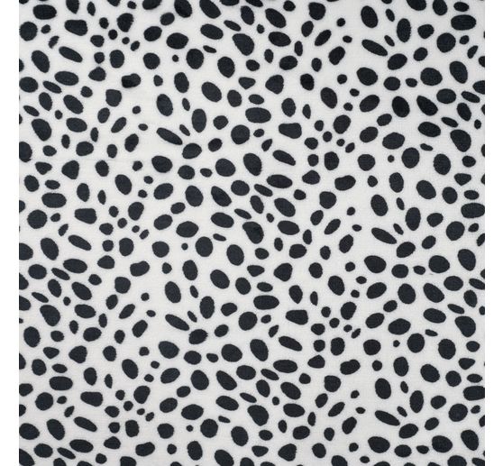 Fleece fabric "Dalmatian"