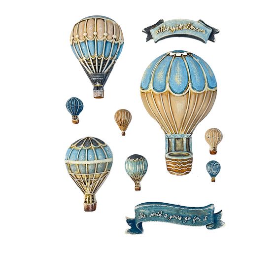Soft Modellierform A5 "Timeless - Balloons"