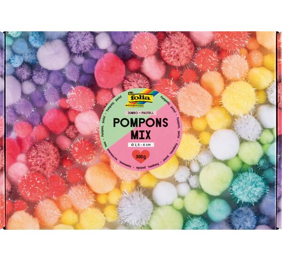 Pompons Mix Jumbo "Pastell"