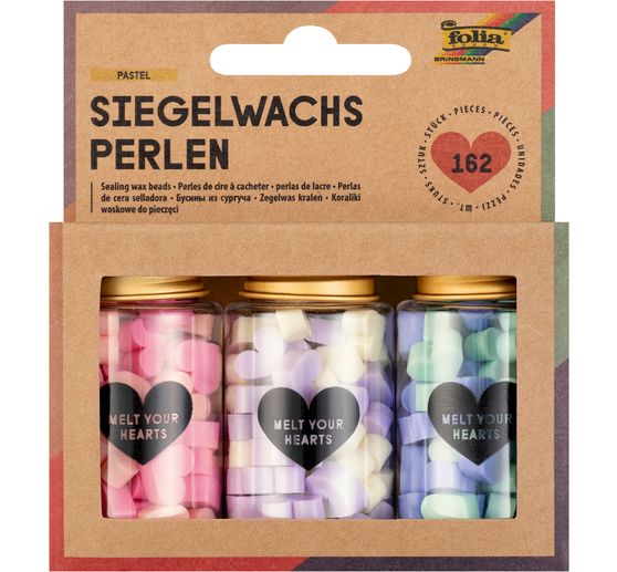 Sealing wax beads "Pastel"