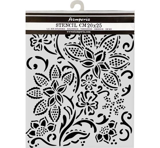 Schablone "Timeless - Batik Flowers"