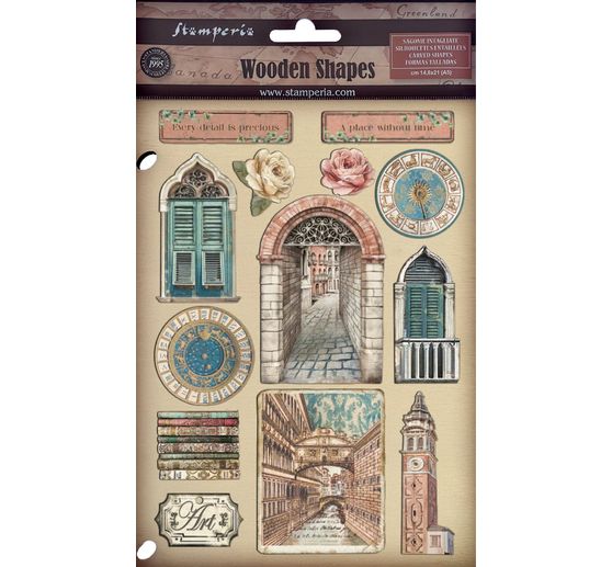Lasercut-Motive "Venice City of Art"