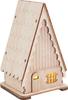 VBS Wooden building kit "Roof house", incl. LED
