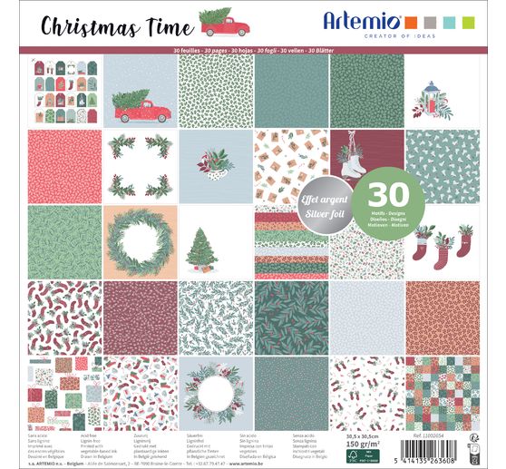 Scrapbook-Block "Christmas Time"