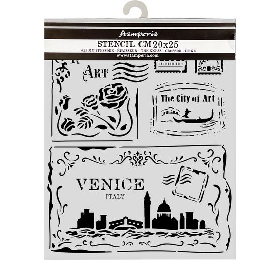 Schablone "Venice", Cards