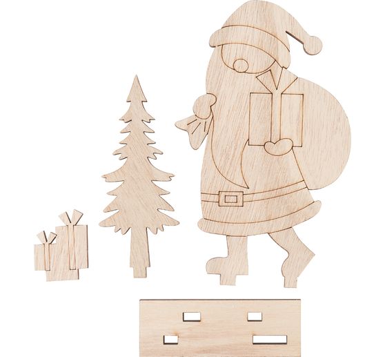 VBS Holz-Steckmotiv "Weihnachtsmann"