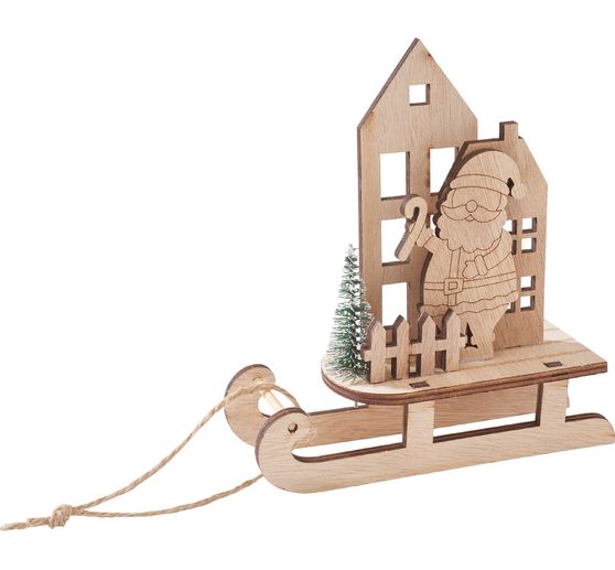 VBS Holz-Steckmotiv "Santas Schlitten"