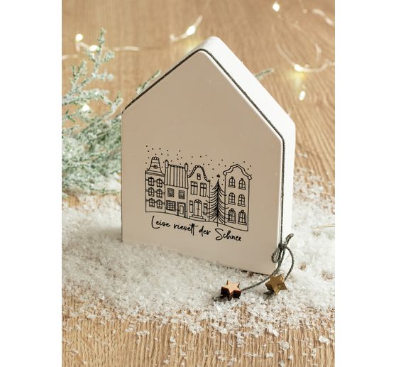 BUTTERER Stamp "Leise rieselt der Schnee"