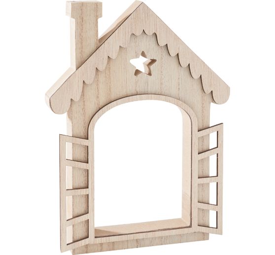 VBS Holz-Haus mit Fensterläden