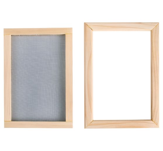 Papierschöpfrahmen, 2-teilig