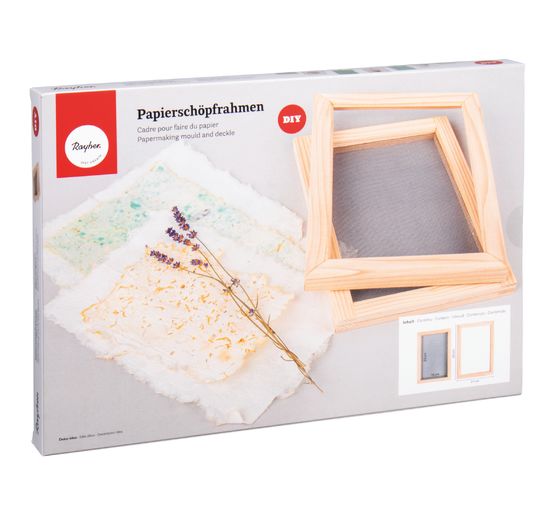 Papierschöpfrahmen, 2-teilig