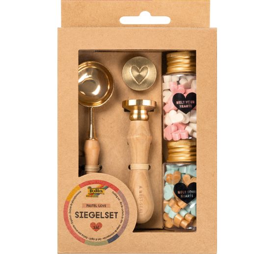 Siegelwachs-Set "Pastel Love"