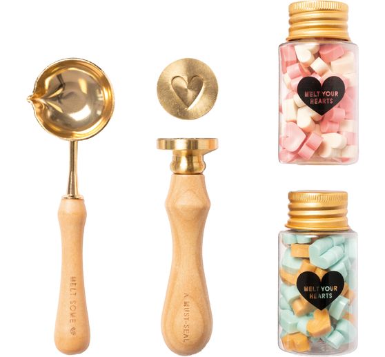 Siegelwachs-Set "Pastel Love"