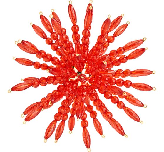 Perlenstern-Komplettset "Ruby Red"